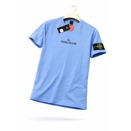 Фотография Футболка мужская 14415 l.blue р.S-2XL "Alex Clothes" недорого оптом от прямого поставщика