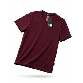 Фотография Футболка мужская 14421 wine р.S-2XL "Alex Clothes" недорого оптом от прямого поставщика