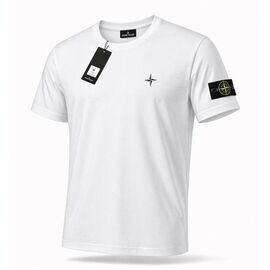 Фотография Футболка мужская 14497 white р.S-2XL "Alex Clothes" недорого оптом от прямого поставщика