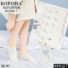 Шкарпетки жіночі літні KH5585-1 white р.36-41 "Annet" недорого оптом від прямого постачальника