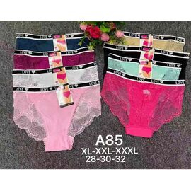 Труси жіночі TR85 mix р.XL-3XL "Annet" недорого оптом від прямого постачальника