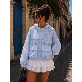 Фотография Ветровка женская LV004 l.blue р.one size "SHEPARIS" недорого оптом от прямого поставщика