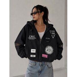 Фотография Ветровка женская LV005 black р.one size "SHEPARIS" недорого оптом от прямого поставщика