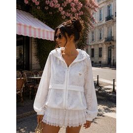 Фотография Ветровка женская LV009 white р.one size "SHEPARIS" недорого оптом от прямого поставщика