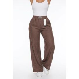 Штани жіночі літні 49045-1 brown р.XL-3XL "VICTORY" недорого оптом від прямого постачальника