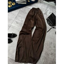 Жіночі штани 9077 brown р.42-50 "LINDA" недорого оптом від прямого постачальника