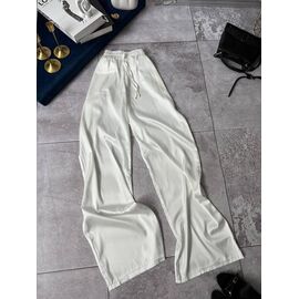 Жіночі штани 9077 white р.42-50 "LINDA" недорого оптом від прямого постачальника