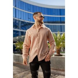 Фотография Рубашка мужская 802-41743 beige р.46-56 "Alisa Brand" недорого оптом от прямого поставщика