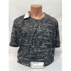 Фотография Футболка мужская SB2037 black р.3XL-6XL "Sabihina" недорого оптом от прямого поставщика