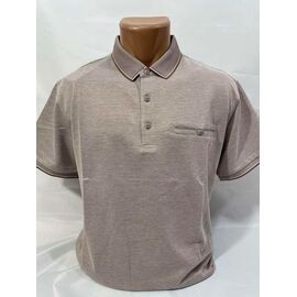 Фотография Футболка мужская SB2070 beige р.XL-5XL "Sabihina" недорого оптом от прямого поставщика