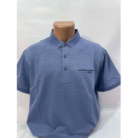 Фотография Футболка мужская SB2071 blue р.XL-5XL "Sabihina" недорого оптом от прямого поставщика