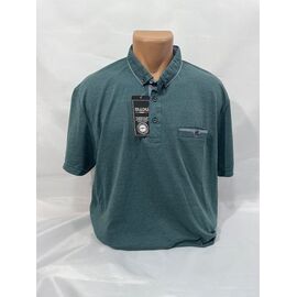 Фотография Футболка мужская SB2083 green р.4XL-7XL "Sabihina" недорого оптом от прямого поставщика