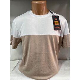 Фотография Футболка мужская SB2095 beige р.3XL-6XL "Sabihina" недорого оптом от прямого поставщика