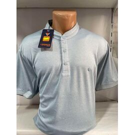 Фотография Футболка мужская SB2103 l.blue р.3XL-6XL "Sabihina" недорого оптом от прямого поставщика