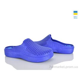 Крокси жіночі літні Літо Сабо жіночі синій (8 пар р.36-41) "Rai shoes" недорого оптом від прямого постачальника
