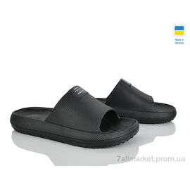 Фотография Шлепки мужские пляжные Лето E235 чорний (8 пар р.40-45) "Rai shoes" недорого оптом от прямого поставщика