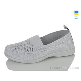 Туфлі жіночі стильні Літо 726 св.сірий (10 пар р.36-40) "Lot Shoes" недорого оптом від прямого постачальника