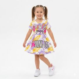Сукня дитяча легка на дівчинку 1007 lilac р.3-6 "MALIBU" недорого оптом від прямого постачальника