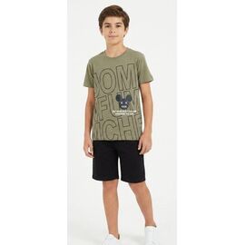 футболка дитяча на хлопчика 110220 khaki р.13-16 "MALIBU" недорого оптом від прямого постачальника