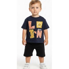 Фотография Футболка детская на мальчика 5103 d.grey р.1-4 "MALIBU" недорого оптом от прямого поставщика