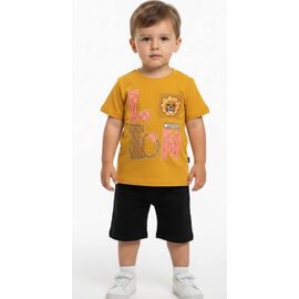 Фотография Футболка детская на мальчика 5103 d.yellow р.1-4 "MALIBU" недорого оптом от прямого поставщика