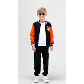 Фотография Костюм детский спортивный на мальчика 2509 black-orange р.128-152 "LIMA SPORT" недорого оптом от прямого поставщика