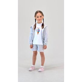 Костюм дитячий на дівчинку 2614 grey р.98-122 "LIMA SPORT" недорого оптом від прямого постачальника