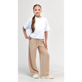 Штани дитячі на дівчинку LM93 beige р.128-152 "LIMA SPORT" недорого оптом від прямого постачальника