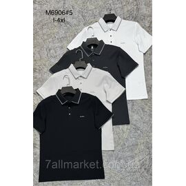 Фотография Футболка-поло мужская молодёжная р-ры L-4XL (4цв) "PROSTOMEN" недорого оптом от прямого поставщика