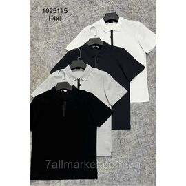 Фотография Футболка-поло мужская молодёжная р-ры L-4XL (4цв) "PROSTOMEN" недорого оптом от прямого поставщика