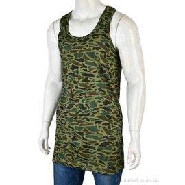 Майка чоловіча Весна/осінь N8001 green (6 шт. р.сітка50-52) "Textile" недорого оптом від прямого постачальника