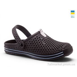 Крокси чоловічі легкі Літо M206 чорний (8 пар р.40-45) "Rai shoes" недорого оптом від прямого постачальника