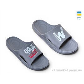Шльопанці дитячі літні Літо P408 сірий (8 пар р.38-42) "Rai shoes" недорого оптом від прямого постачальника