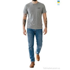 Фотография Футболка мужская Лето 01PM св.сірий (5 шт. р.сетка 56-64) "Sport style" недорого оптом от прямого поставщика