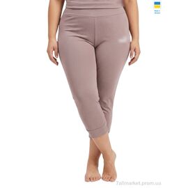 Фотография Капри женские Лето 60PU мокко (4 шт. р.сетка S-XL) "Sport style" недорого оптом от прямого поставщика