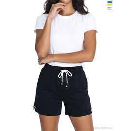 Фотография Шорты женские Лето 0621 чорний (4 шт. р.сетка XL-4XL) "Sport style" недорого оптом от прямого поставщика