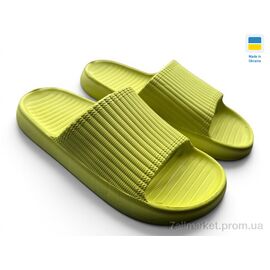 Шльопанці жіночі полегшені Літо C107 лайм (6 пар р.36-41) "Rai shoes" недорого оптом від прямого постачальника