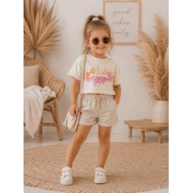 Фотография Футболка детская на девочку 11415 beige р.86-104 "Major" недорого оптом от прямого поставщика