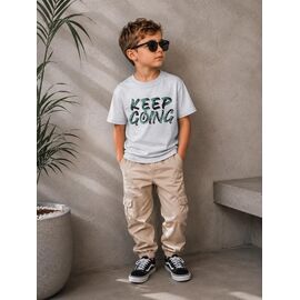 Фотография Футболка детская на мальчика 3698 l.grey-green р.110-128 "Major" недорого оптом от прямого поставщика
