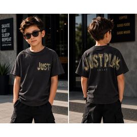 Фотография Футболка детская на мальчика 3697 black р.110-128 "Major" недорого оптом от прямого поставщика