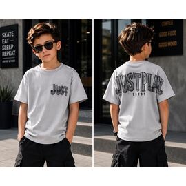Фотография Футболка детская на мальчика 3697 l.grey р.110-128 "Major" недорого оптом от прямого поставщика
