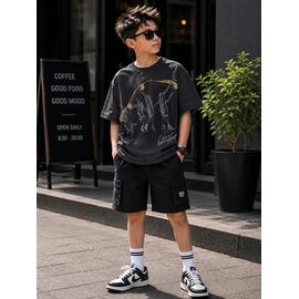 Фотография Футболка детская на мальчика 3692 black р.134-152 "Major" недорого оптом от прямого поставщика