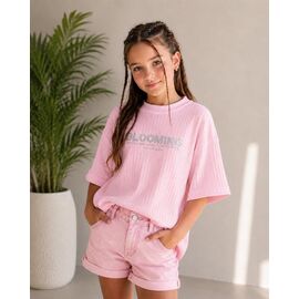 Фотография Футболка детская на девочку 11393 pink р.134-152 "Major" недорого оптом от прямого поставщика