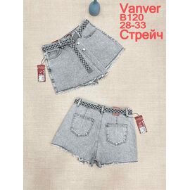 Фотография Юбка-шорты женская B120 l.grey р.28-33 "Vanver" недорого оптом от прямого поставщика