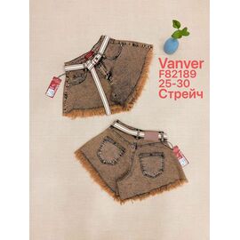 Фотография Шорты женские F82189 brown р.25-30 "Vanver" недорого оптом от прямого поставщика
