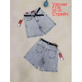 Шорти жіночі F136 l.grey р.25-30 "Vanver" недорого оптом від прямого постачальника