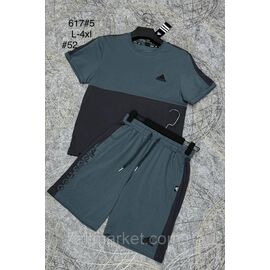 Фотография Костюм мужской с шортами р-ры L-4XL "PROSTOMEN" недорого от прямого поставщика