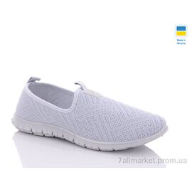 Сліпони жіночі тканинні Літо 600 grey,бел. (9 пар р.36-40) "RGP" недорого оптом від прямого постачальника