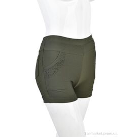 Фотография Шорты женские Лето B0152-2 (11900) khaki (5 шт. р.сетка One size) "Obuvok" недорого оптом от прямого поставщика