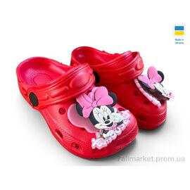 Крокси дитячі літні Літо H3 червоний (6 пар р.24-_29) "Rai shoes" недорого оптом від прямого постачальника